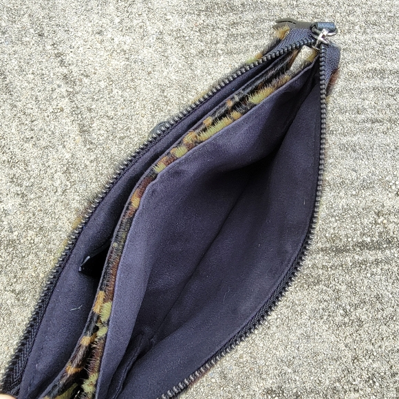 LAGGO City Bag Camo Calf Hair Studded  Crossbody Purse or Wristlet - Picture 8 of 11